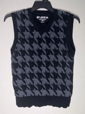 Carbon Casual Vest Men’s Size Small Black